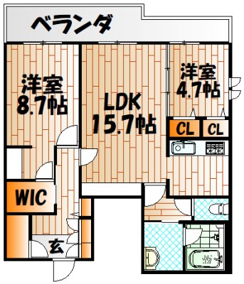 Heritage NAKAI Manoir 間取り