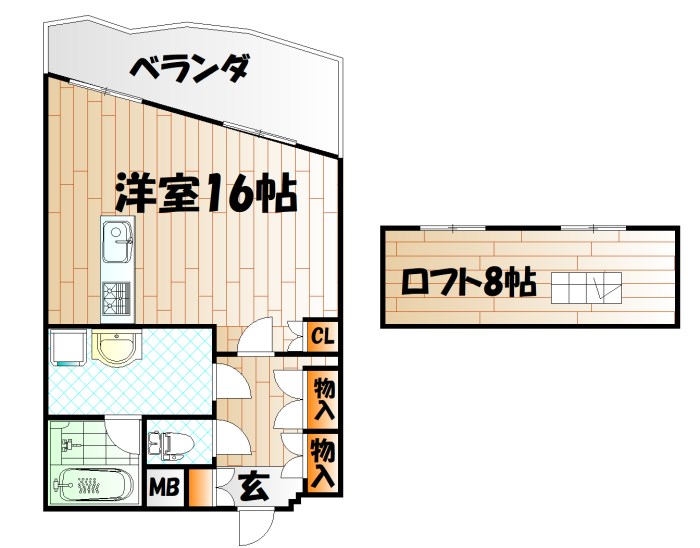 サンシティ日明  間取り