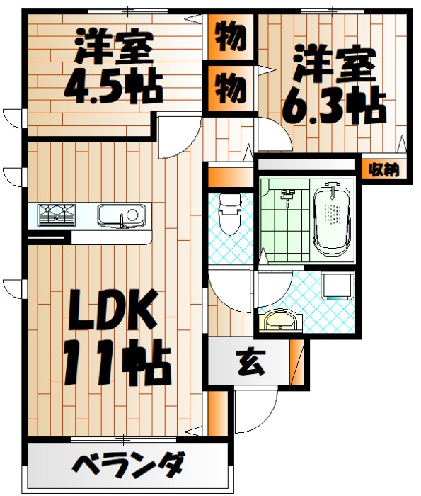 ロアーブル壱番館 間取り