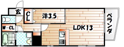 レクオス朋  間取り