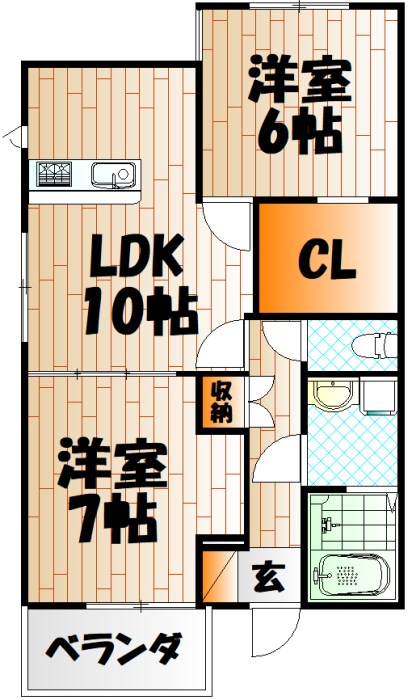 プレミアージュ緑ヶ丘Ⅱ 間取り