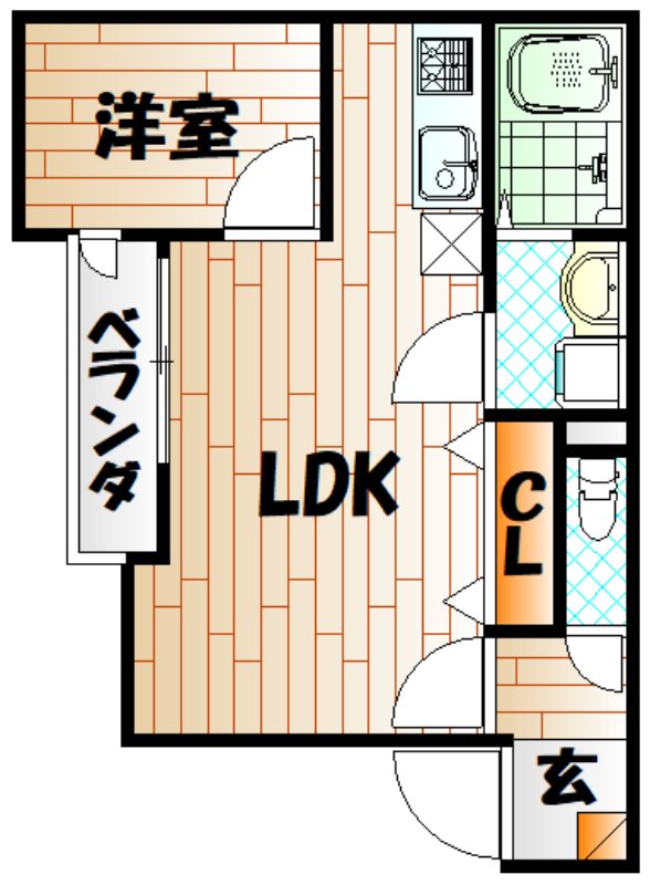 Lapis Lazuli城野 間取り