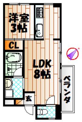 ラフィーネ門司港  間取り