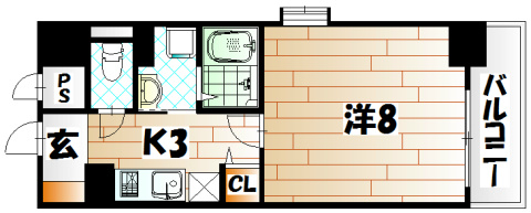 ヒルズ鍛治町 間取り