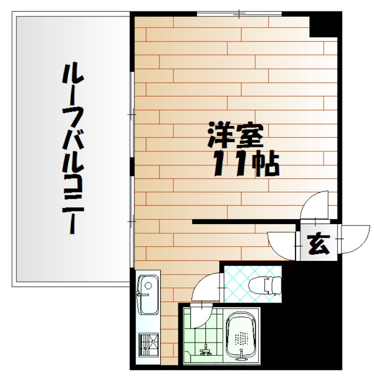 ルフラン東新町 間取り