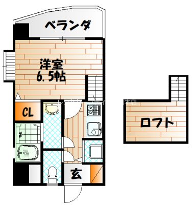 ロマネスク下到津 間取り