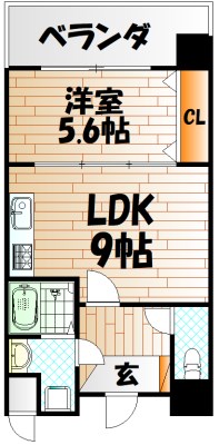 竪町センタービル 間取り