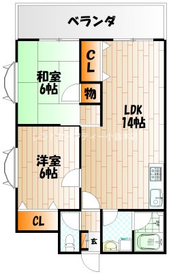 足立さくらハイツ  間取り