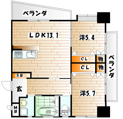 シグナス  間取り