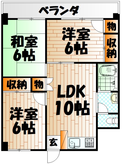 関門スカイプラザビル 間取り