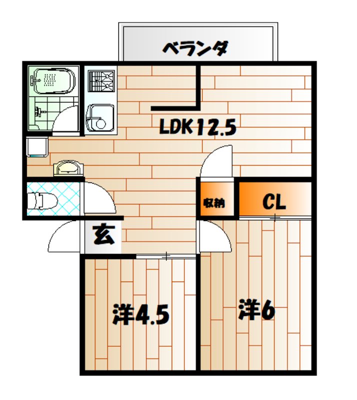 ウインディア岡 間取り