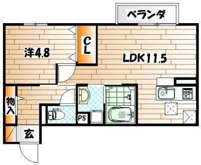 Oasis  間取り