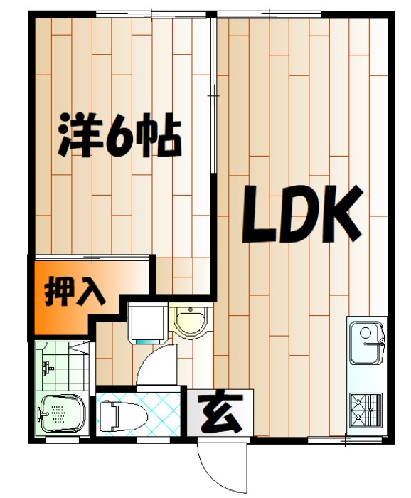 千草ハイツ 　A 間取り