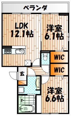 トレス下富野 間取り