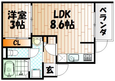 Calm下曽根 間取り