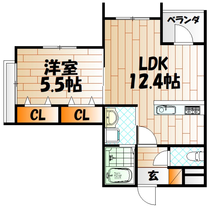 ラ・コルダ中井  間取り