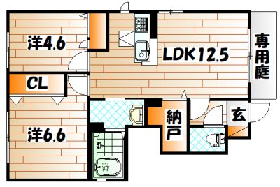 イル・ヴィアーレⅡ　 間取り