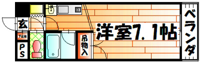 アルテハイム門司駅前  間取り
