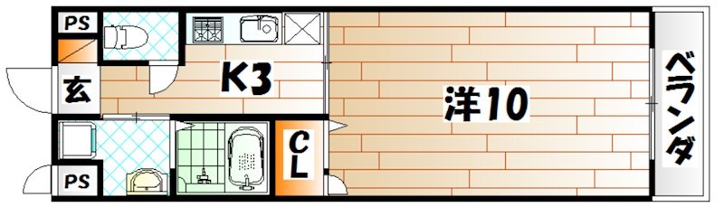 フォレスト片野   間取り