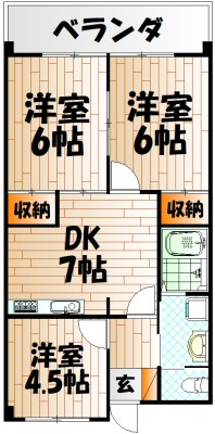 片野レジデンシャルビル  間取り