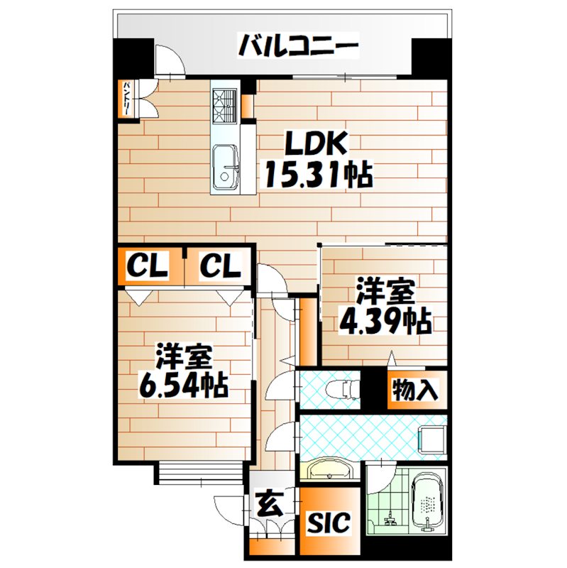 グランドキャッスル葛原グランツ 間取り