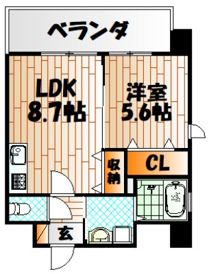 ミーナ砂津  間取り