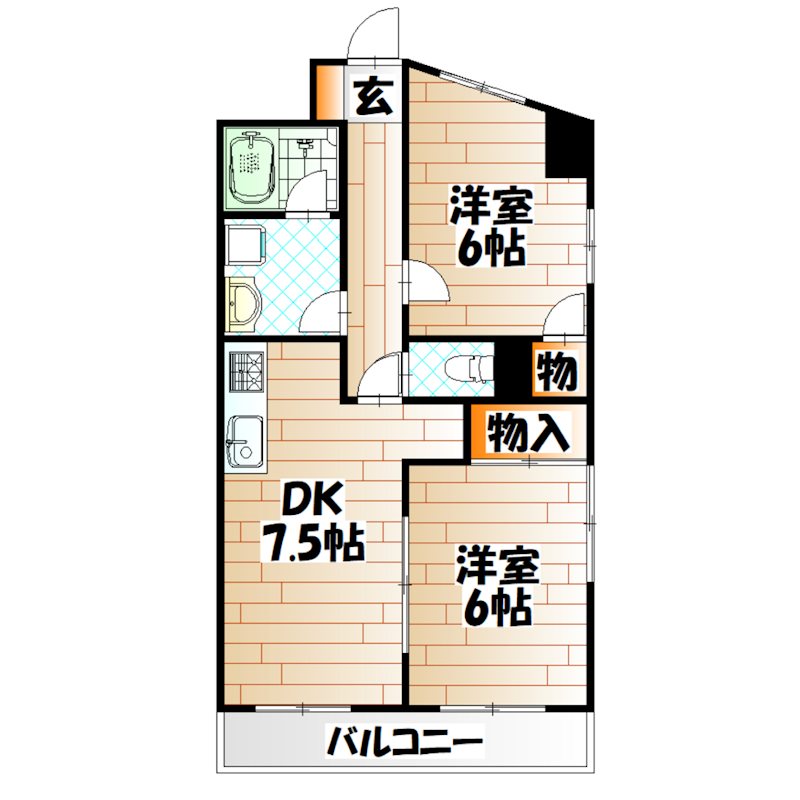 アベニュー２１  間取り