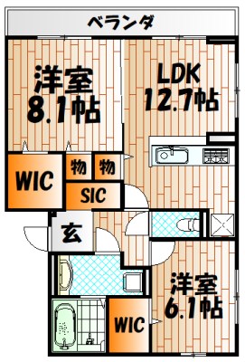 D-ROOM中井 間取り