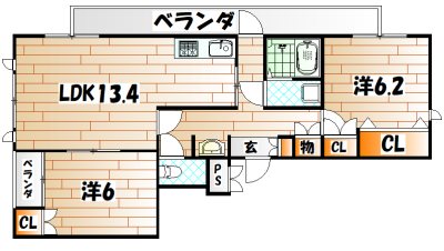 HN石坪    間取り