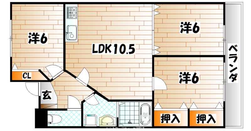 ボヌール守恒Ⅱ 間取り