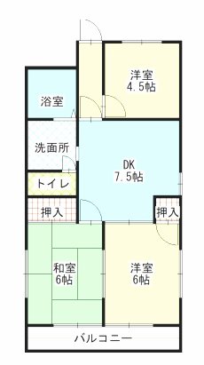 ギャラン春の町   間取り