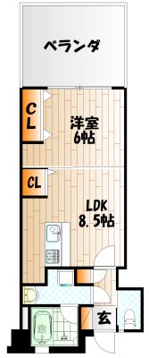 KUMAMOTO FLAT  間取り