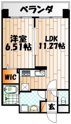 CENTER MARK三萩野 間取り