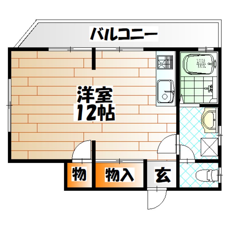 マキシム中津口  間取り