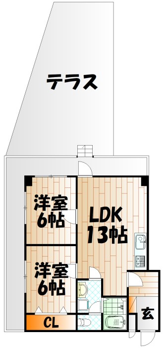 天神島スカイマンション 間取り