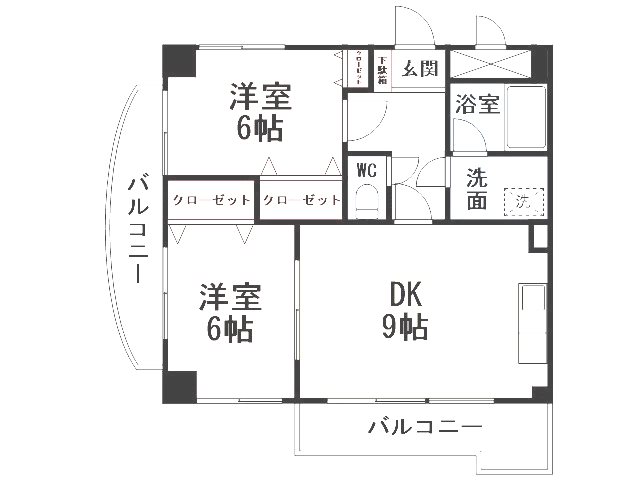 プラージュ門司港  間取り