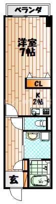 福岡県北九州市小倉北区片野１丁目 間取り