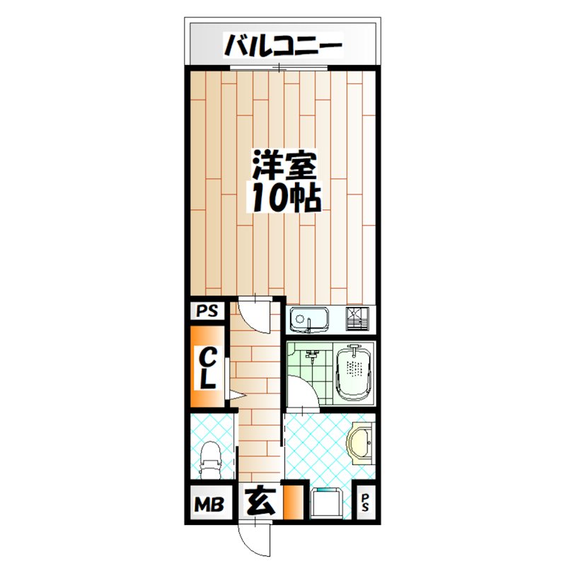 ヒルズ鍛治町 間取り