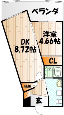 BRIS中井  間取り