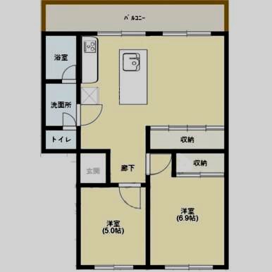 清滝マンション   間取り