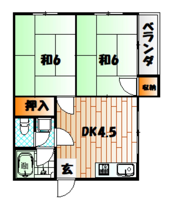 ファミリーミナミ 間取り