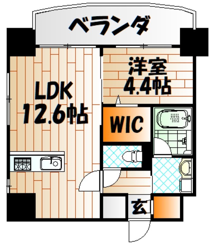 プレジデンス　ざ・旦過 間取り