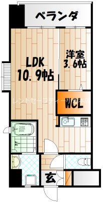 ギャラクシー西小倉 間取り