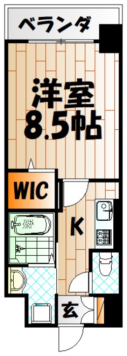 ニューサンリバー15番館 間取り