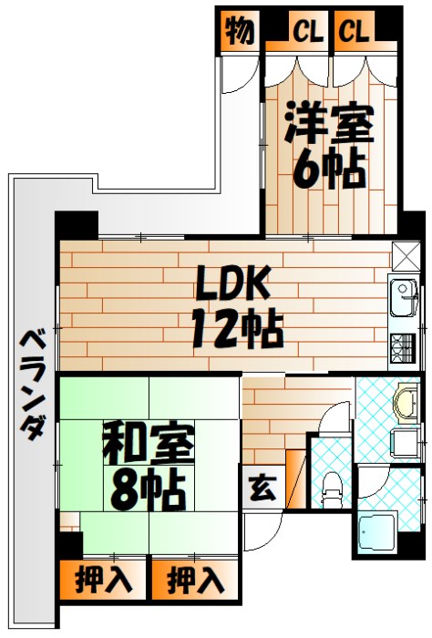 GRADO歯大前 間取り