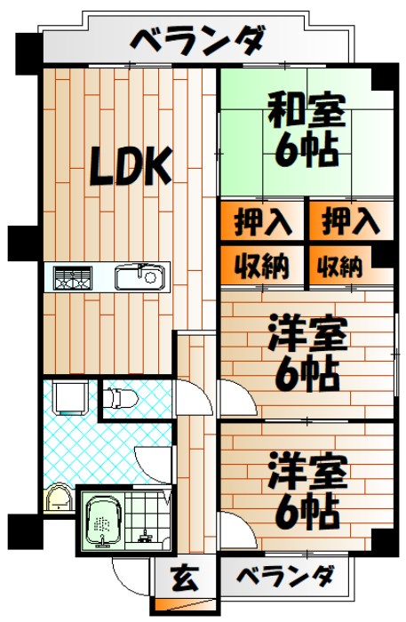 若葉興産ビル 間取り