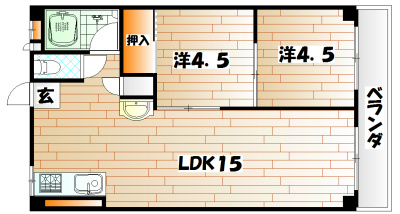 パルコチェントラーレ 間取り