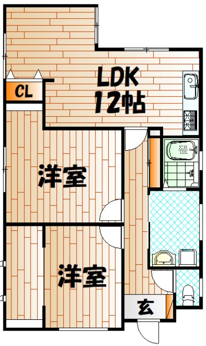 大畠2丁目戸建 間取り
