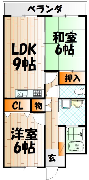ルネッサンス宮の尾Ⅰ 間取り
