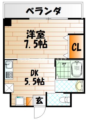 第61川崎ビル 間取り